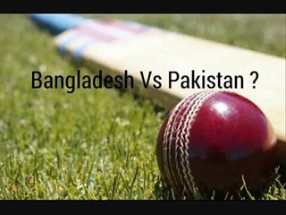 Bangladesh Vs Pakistan Cricket 2015 Series