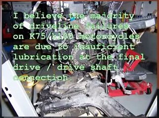 BMW K75 K100 Final Drive Driveshaft Spline Failure Causes