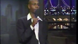 Dave Chappelle on Letterman 1997 Stand up