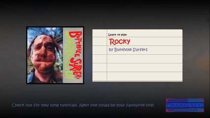 How to play Rocky by Butthole Surfers (guitar lesson)