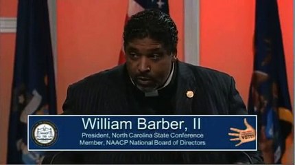 Rev. Dr. William Barber, II addresses the NAACP, July 11, 2012