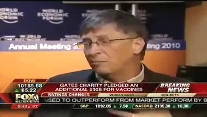 Liz Claman talks to Bill Gates in Davos