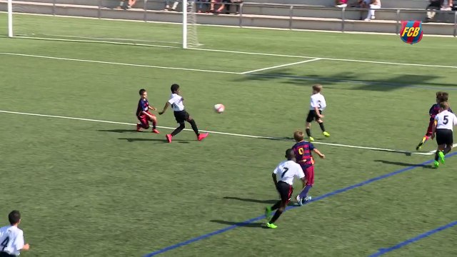 U 12 La Masia Player Scores Sensational Goal For Barcelona After Tricking Defender