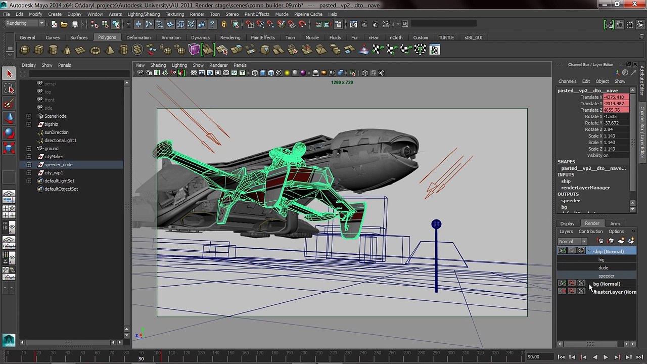 Maya Mondays - Render Layers, Render Passes, and Post