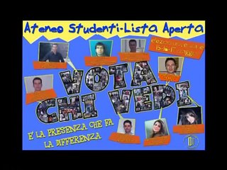 Ateneo Studenti - Lista Aperta 2007 - I parte