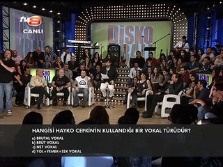 Disko Kralı - Hayko Cepkin'den Brutal Vokal