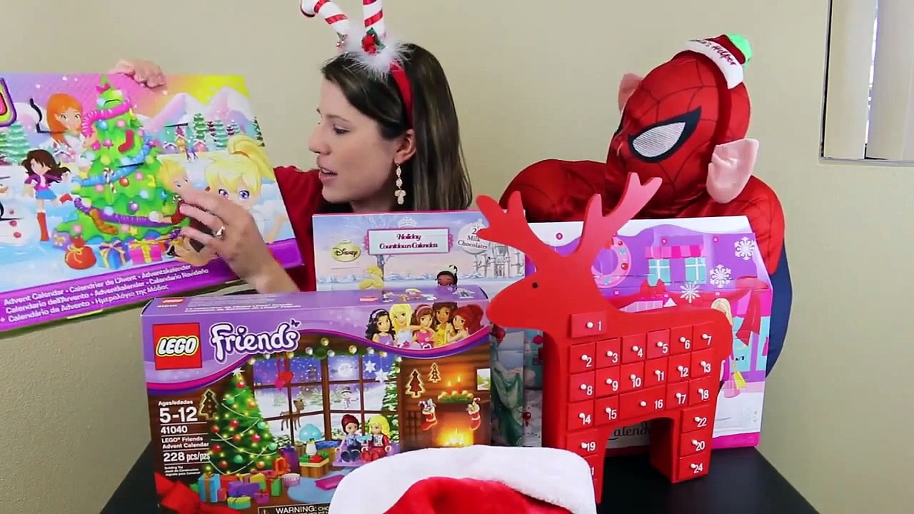 Frozen Anna Barbie Advent Calendar Polly Pocket SHOPKINS Lego Friends Disney Princess Disney Cartoon