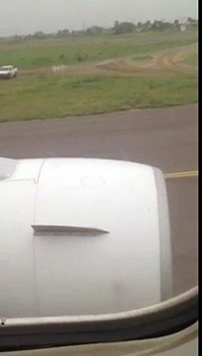 Aterisage a l'aeroport de maya maya Congo Brazzaville