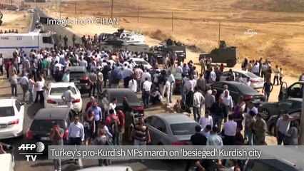 Turkish MPs march on 'besieged' Kurdish city