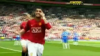 Cristiano Ronaldo Vs Everton Home (English Commentary) - 07-08 By CrixRonnie
