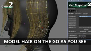 [Thunder Cloud] GMH2 Maya Hair Script promotion video