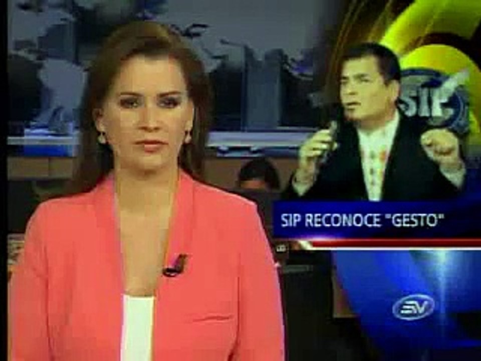 La SIP reconoce gesto de Correa pero advierte precedente