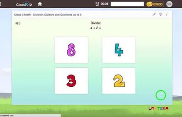 Division - Fun Math practice at ClassK12.com