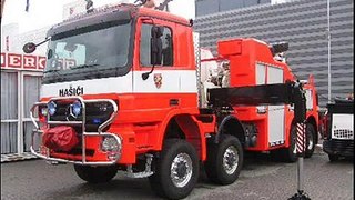Fire brigade - Hasiči OSTRAVA!!!-Mercedes Benz ACTROS 4154 AK .wmv