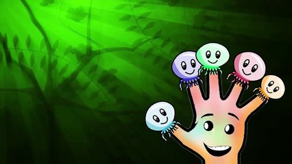 Jelly Fish Cartoon Nursery Finger Family Rhymes For Children | Finger Family Songs For Kids
