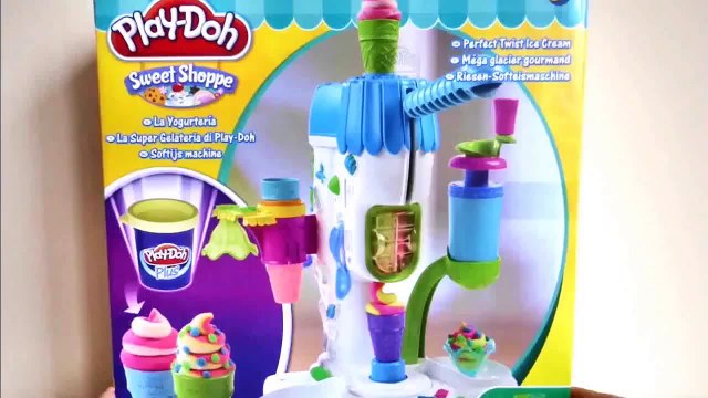 Kids Toys - Play Doh Sweet Shoppe Perfect Twist Ice Cream Playset Unboxing - full