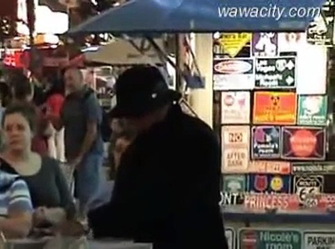 Carl Ferris, Saxophone-Man in Fremont Street, Las Vegas