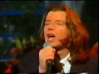 Rick Astley -- Move Right Out (TV performance, Sweden)
