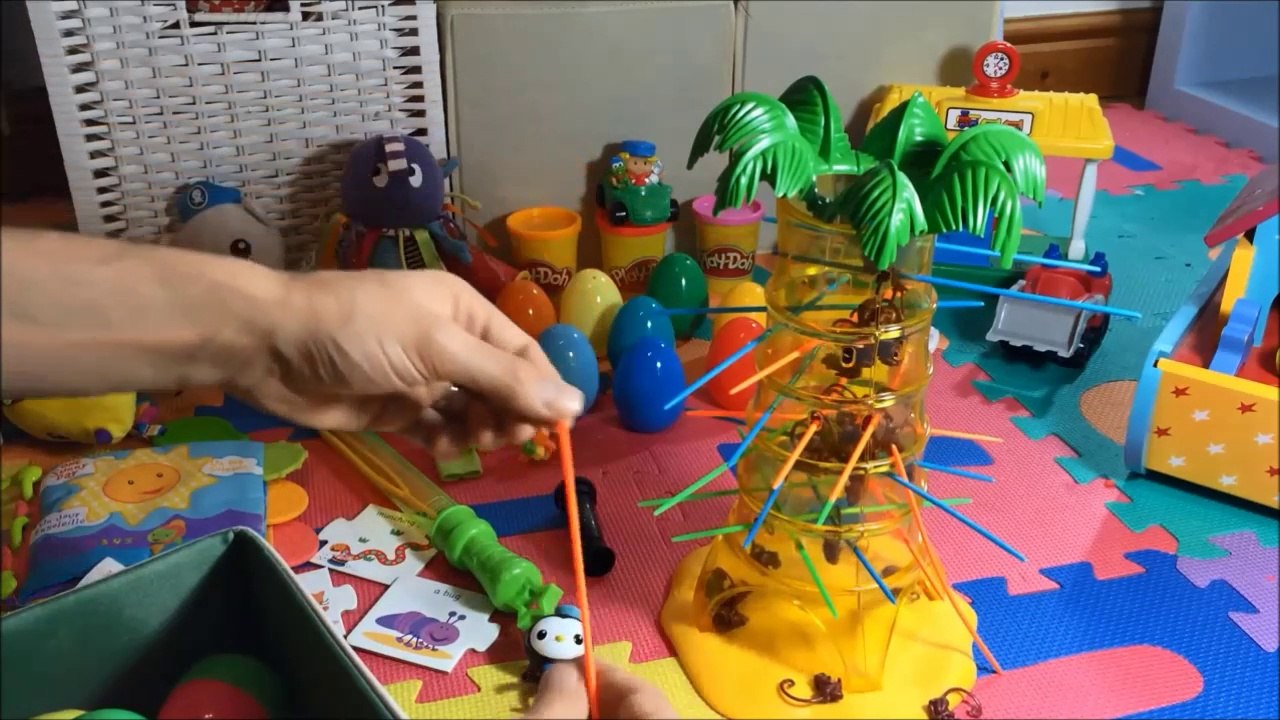 Octonauts toys peso surprise eggs oeufs surprise jouets monkey game kids videos