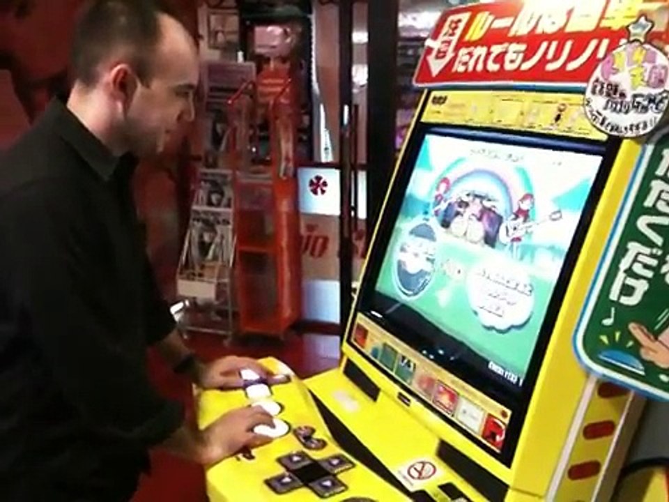 Rhythm Tengoku Arcade In Action