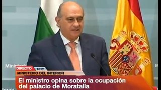 Sanchez Gordillo da zas en toda la boca del ministro del Interior