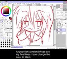 How To Draw Anime With PAINT TOOL SAI Tutorial