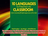 Ten Languages You'll Need Most in the Classroom: A Guide to Communicating With English Language