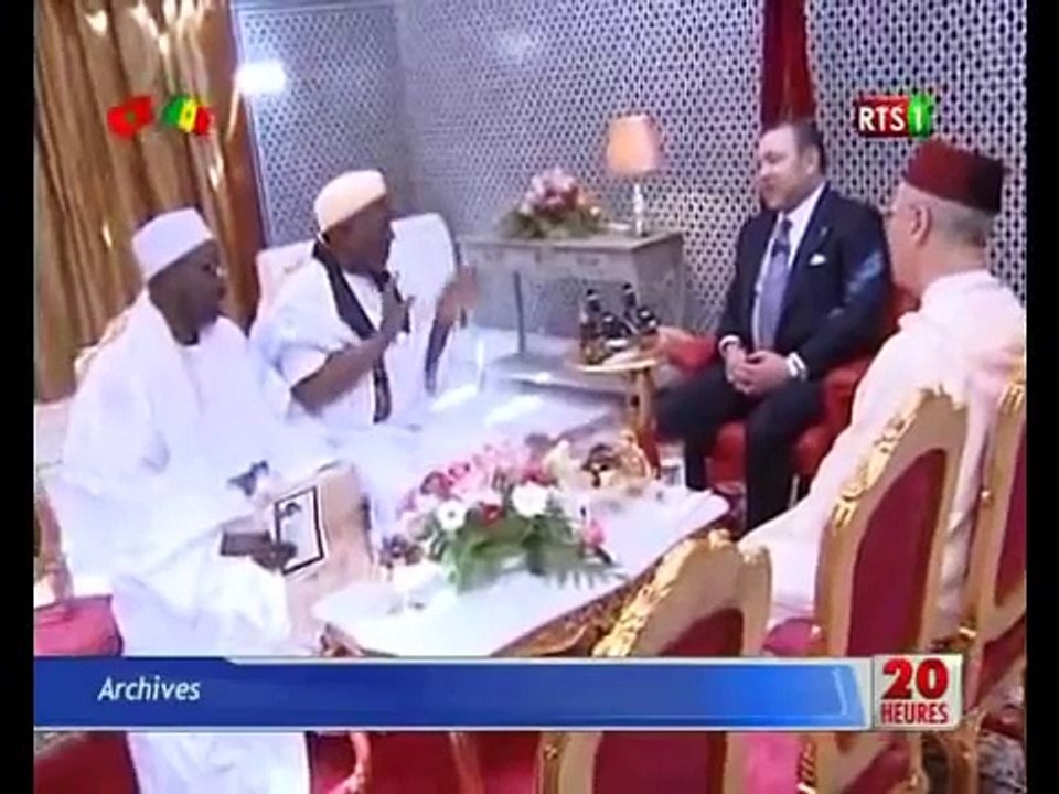 Les Chefs Religieux Sénégalais reçus en Audience par Mohamed VI