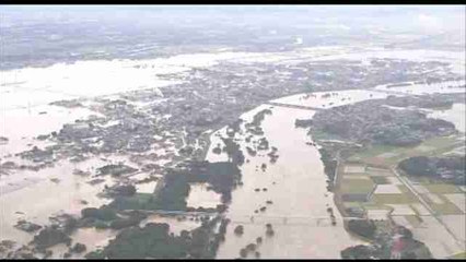 Más de 100.000 evacuados por las inundaciones en Japón