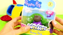 Peppa Pig Weebles Rockin Rocket Spaceship Play Doh Peppa Astronaut Danny Dog Muddy Puddles Toys