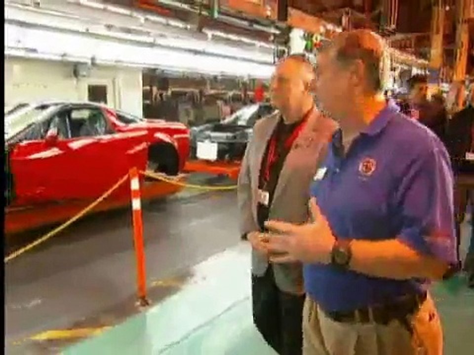 Retired 4 Star General Tours Corvette Assembly Plant
