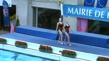 Duo junior Aix Frackowiack / Mejean championnats de France Elite open 2009 natation synchronisée