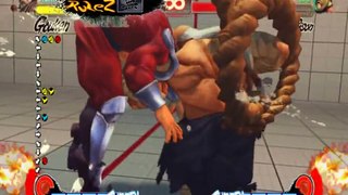 HD Street Fighter 4 - Super Gouken Combos Resets and Mixups - RuLeZ