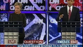 Obama Bitch Slaps Hillary in South Carolina Debate 1-21-08