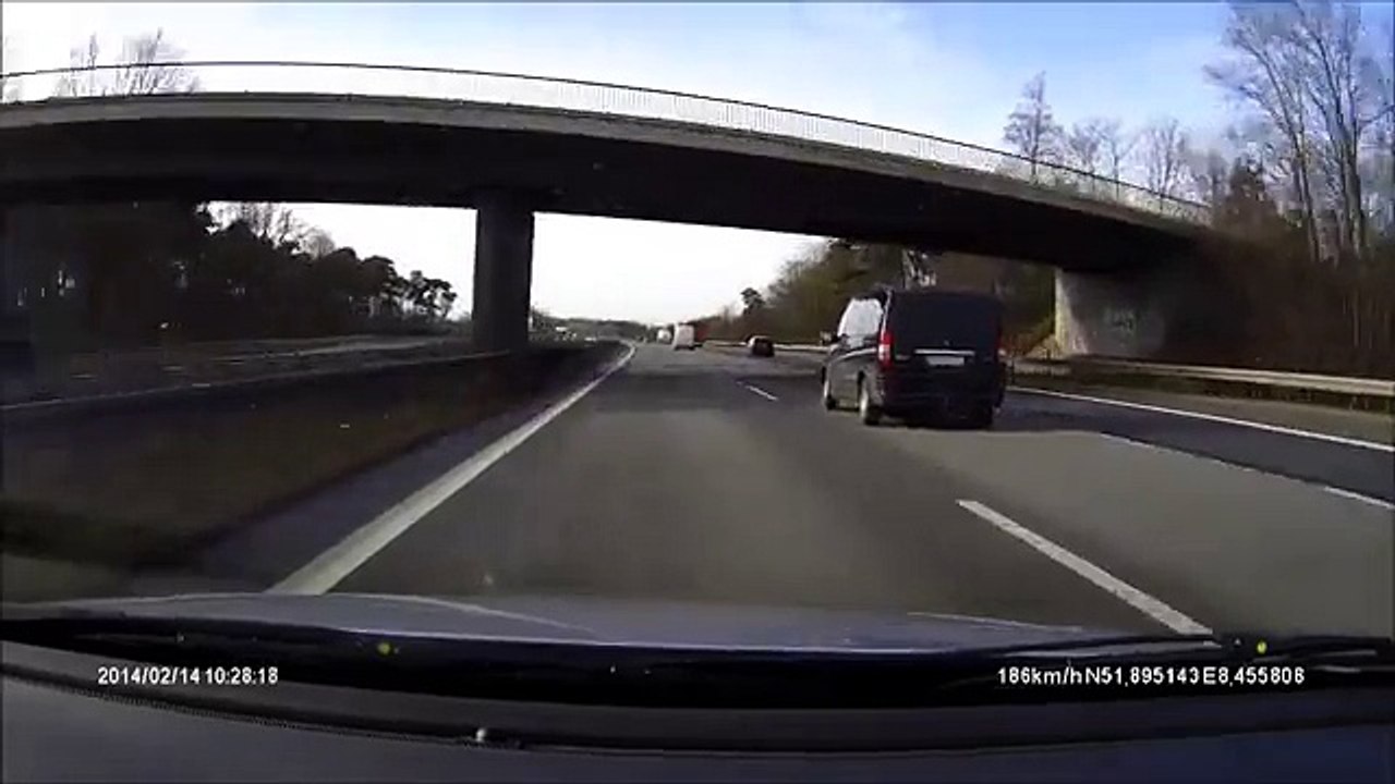 Opel Omega 2.5 DTI - Vollbremsung von 200 auf 100 km/h