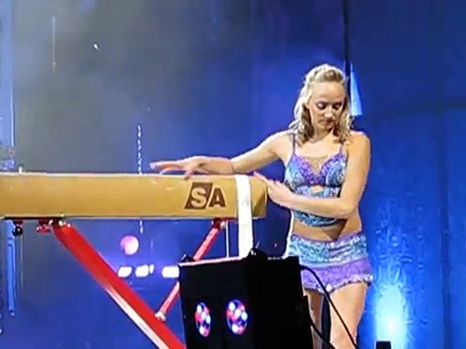 Nastia Liukin Beam 2008 Tour of Gymnastics Superstars