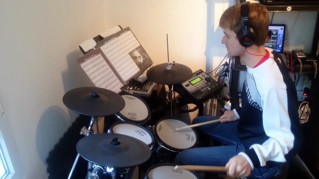 Porcupine Tree BLACKEST EYES - drum cover