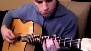 Inspector Gadget theme song, solo acoustic guitar