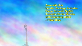 Oscar Schmidt Og2tbl Acoustic Guitar Bundle with Gig Bag Tuner