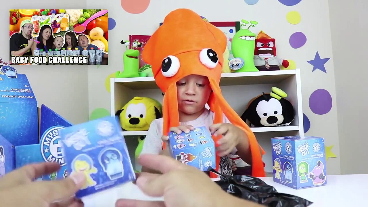 Chase's Corner: INSIDE OUT What's In My Hand Challenge! Opening 6 Blind Boxes (#10) | DOH