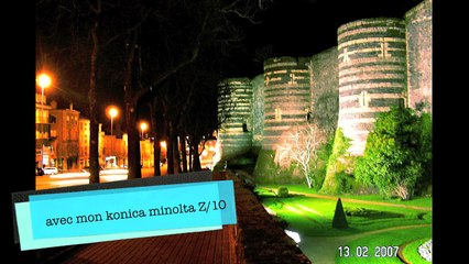 le Chateau  D'ANGERS AVEC MON PETIT APPAREIL A 3 M