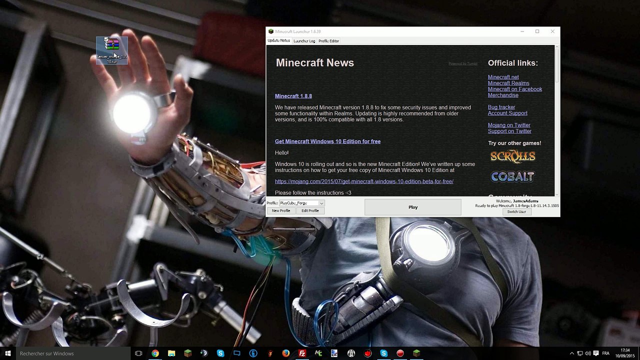 tuto Server James mods