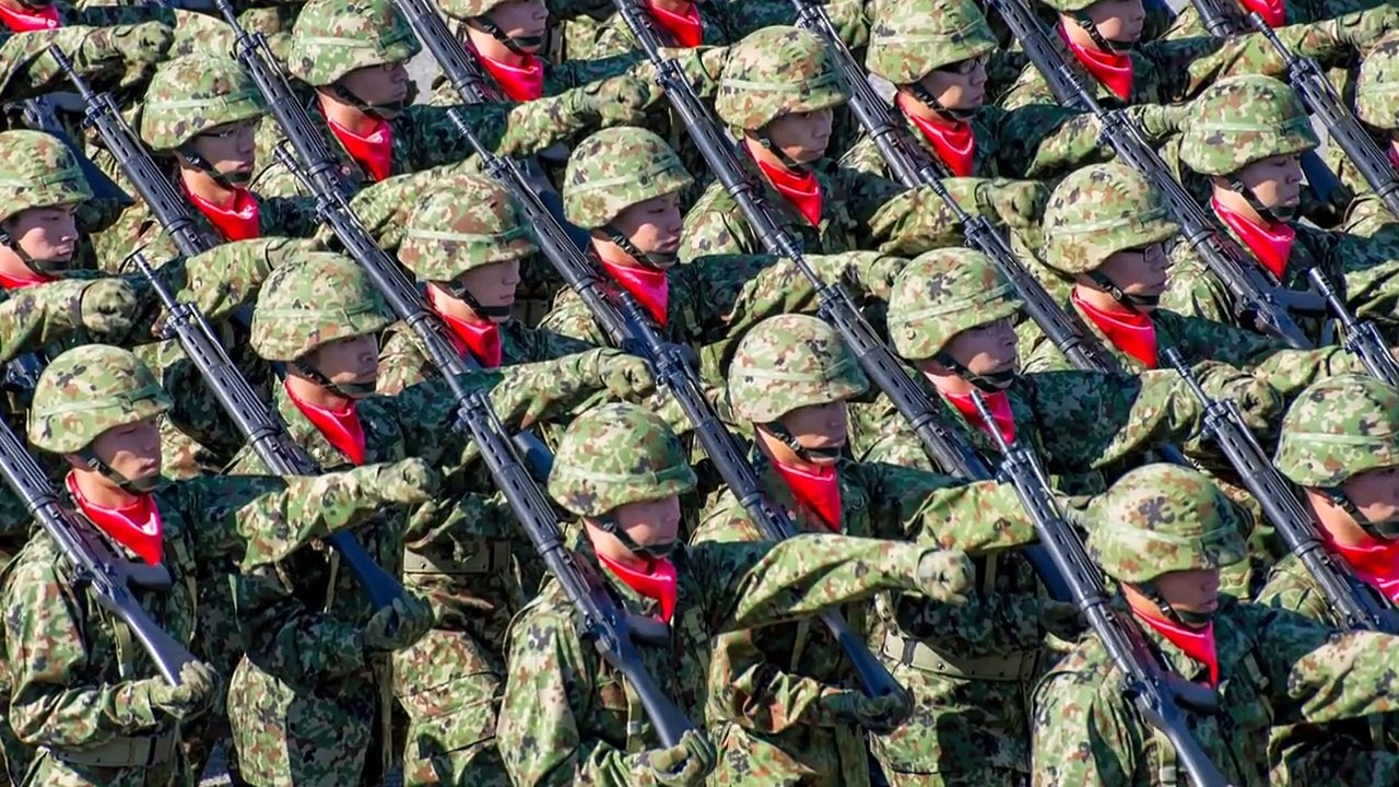 自衛隊観閲式　(陸軍分列行進曲)( シドニア)　Parade of Self Defense Force　フォトムービー