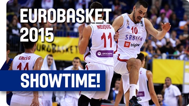 Kalinic Alley-Oop Puts Icing on the Cake for Serbia - EuroBasket 2015