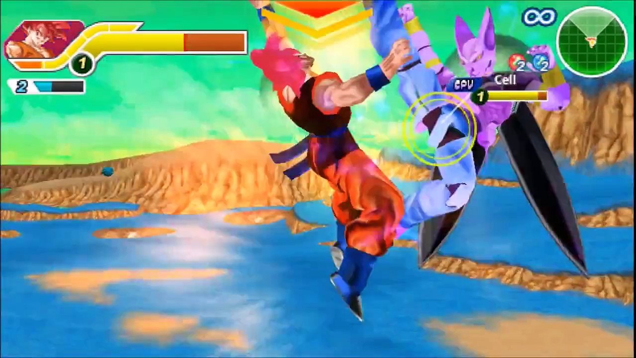 DBZ Tenkaichi Tag Team Mods Xenoverse SSJ God Goku VS Beerus