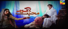 Mohabbat Aag Si Episode 16 Promo HUM TV Drama 9 Sep 2015