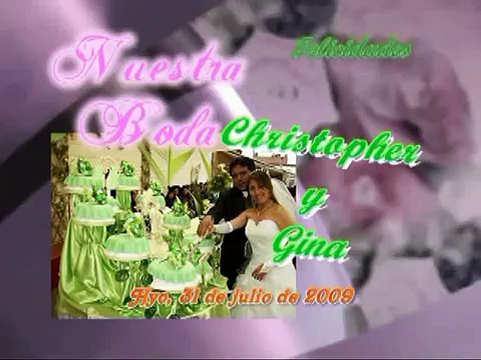 Matrimonio de Christopher Hinostroza