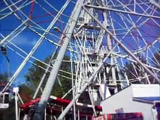 Вид Москвы с аттракциона "Чертово колесо". ВДНХ.