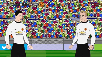 Manchester United vs Liverpool 2015 2-1 Liverpool VS Manchester United 1-2 ~ Funny Cartoon