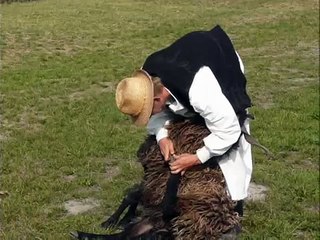 Mihály Nap Ópusztaszer körmölés bemutató behajtáskor Bindics Ádám